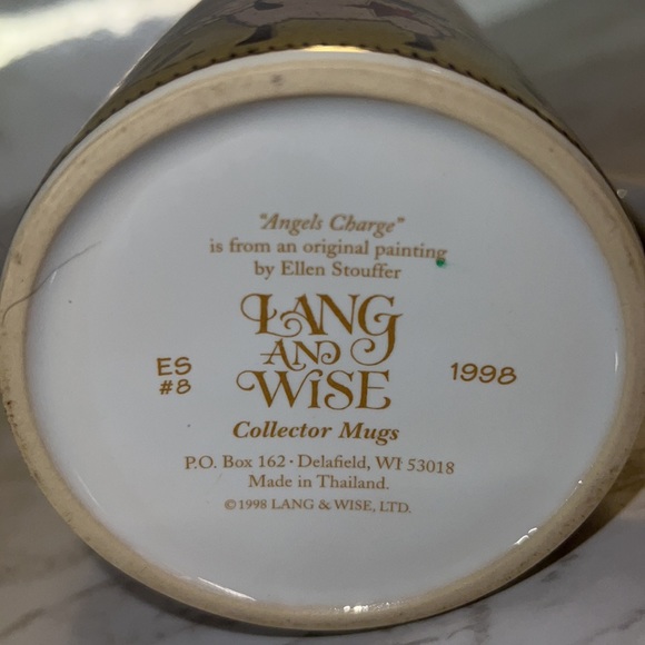 Angels Charge, beautiful coffee cup from an original painting. W/ Sheep & Angels - Picture 8 of 10